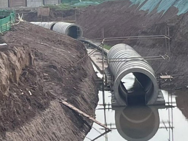 重庆市科学大道管道工程项目现场实拍